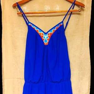 Blue Romper Size Large